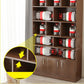 Modern Style Bookshelf Engineer Wood Closed Back Bookcase for Home Office