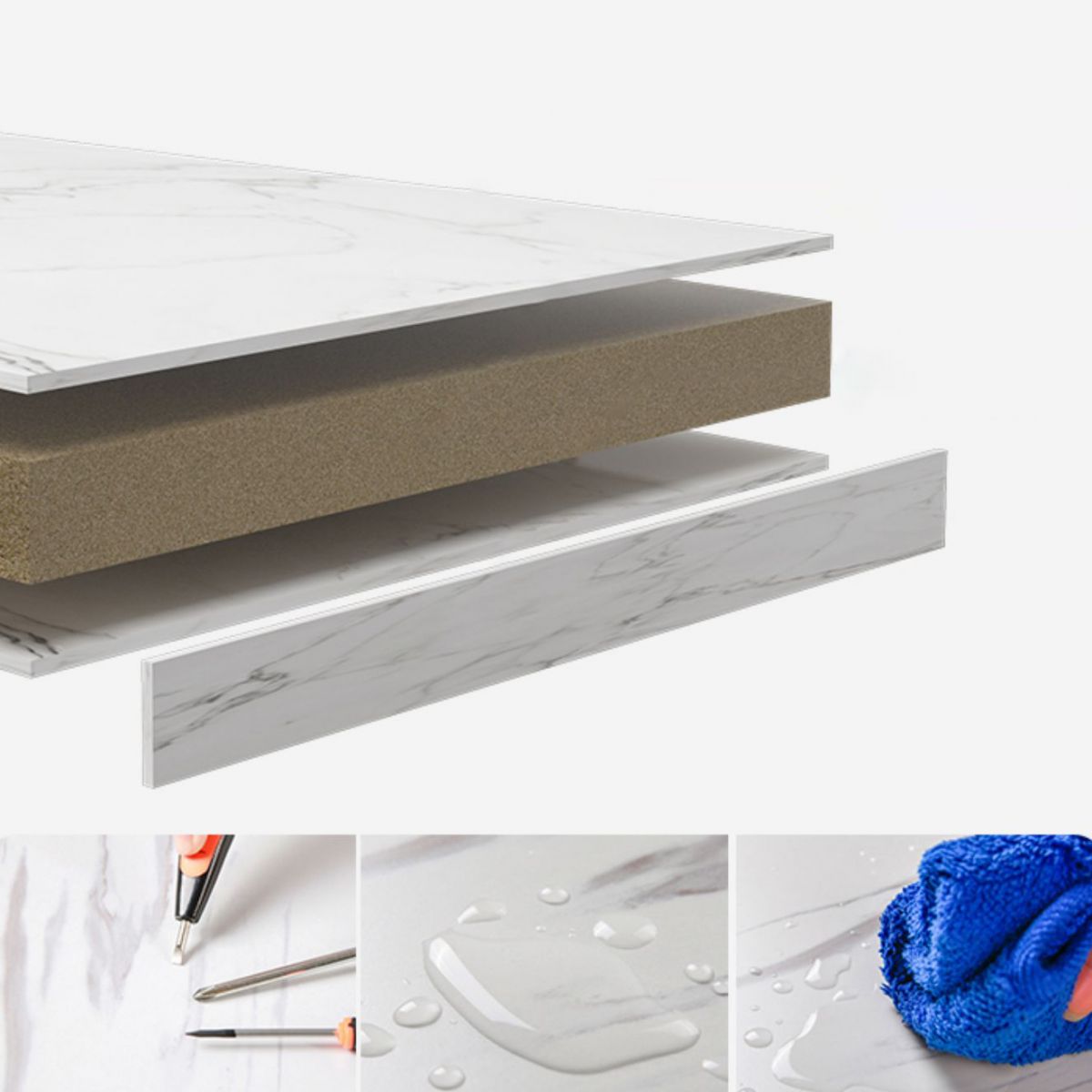 Moderno cassetto della credenza in legno con sideboard della porta per soggiorno