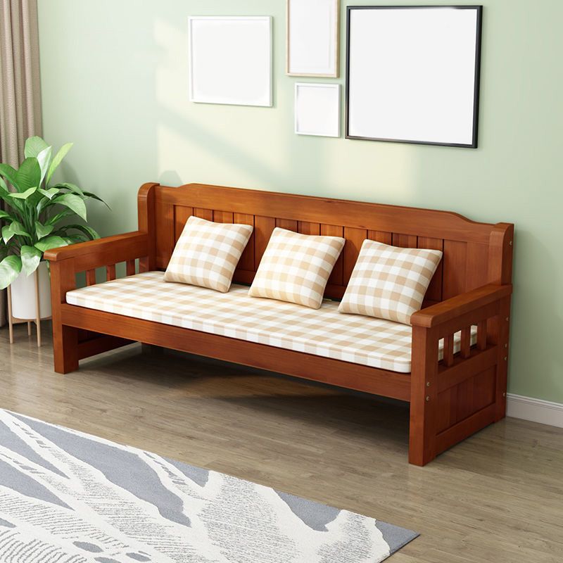 Sofa with 3 Pillows Back and Square Arm for Apartment 23.62" Wide