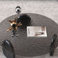 Glass Top Coffee Table Black Modern Round 3 Legs Cocktail Table Clearhalo 'Coffee & Accent Tables' 'Coffee Tables' 'coffee_tables' 'furn' 'furn_coffee_tables' 'Furniture' 'Living Room Furniture' 1200x1200_8f044d3e-be8f-403c-aff5-d3eadbaaea4f