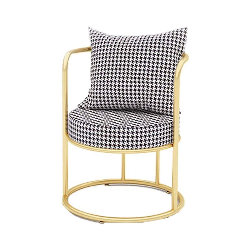 Glam Metal Dining Room Chair Open Back Dining Side Chair for Restaurant Use Clearhalo 'Dining Chairs' 'Dining Tables & Seating' 'dining_chair' 'furn' 'furn_dining_chair' 'Furniture' 'Kitchen & Dining Furniture' 1200x1200_8f05d5ea-aec2-4a5a-b7ae-1b24b68cce3d