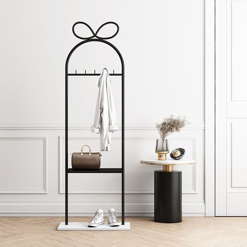 Hall Tree Splendido appendiabiti in metallo Scaffale di stoccaggio della sala con ganci