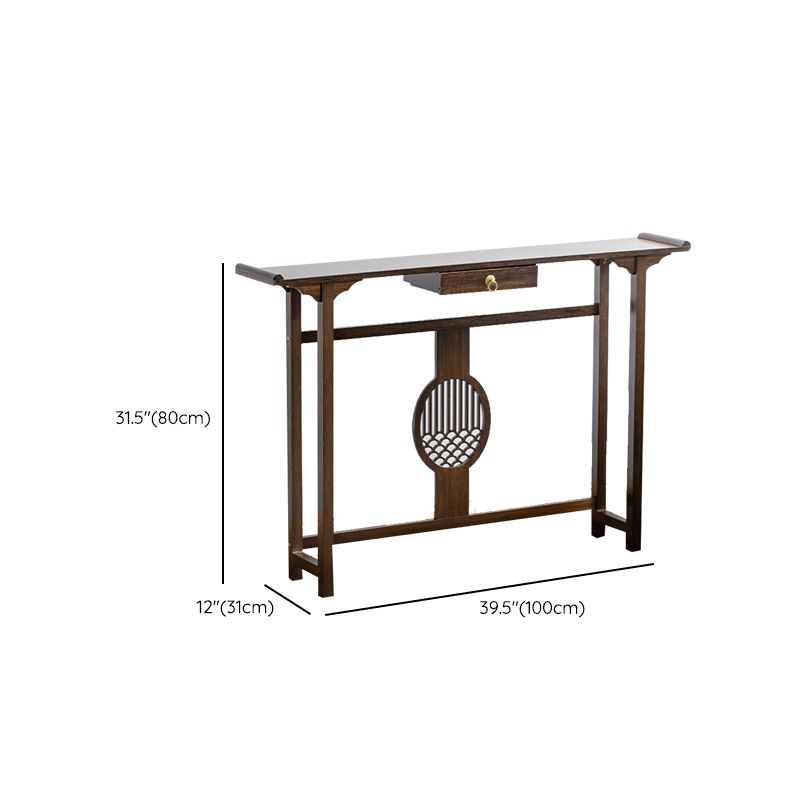 Tavolo della console moderna della metà del secolo tavolo da rettangolo di rettangolo