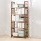 Etagere Modern Bookshelf Open Wooden Shelf Bookcase for Study Room
