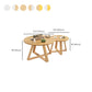Solid Wood Coffee Table Round Cross Legs Bunching Coffee Table Set Clearhalo 'Coffee & Accent Tables' 'Coffee Tables' 'coffee_tables' 'furn' 'furn_coffee_tables' 'Furniture' 'Living Room Furniture' 1200x1200_8f0c073e-19b9-499f-a171-501cb03c003b
