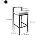 Contemporary Footrest Upholstered Home Stool Matte Finish Low Back Barstool Clearhalo 'Bar Furniture' 'Bar Stools' 'bar_stools' 'furn' 'furn_bar_stools' 'Furniture' 'furniture_bar_stools' 'Kitchen & Dining Furniture' 1200x1200_8f0d1651-786a-4fad-93d0-3e0e62f52d31