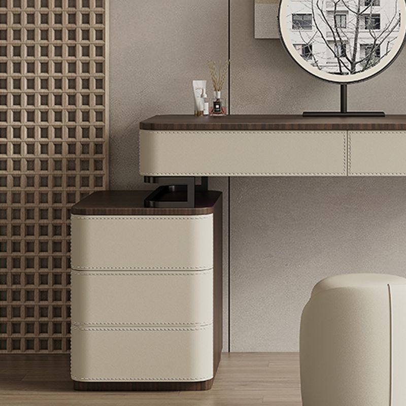 Wooden Make-up Vanity White Makeup Vanity Desk Table with Drawers Clearhalo 'Bedroom Furniture' 'furn' 'furn_makeup_vanities' 'Furniture' 'Makeup Vanities' 'makeup_vanities' 1200x1200_8f0dbfdc-6b81-428b-80ad-4ee6d884726c