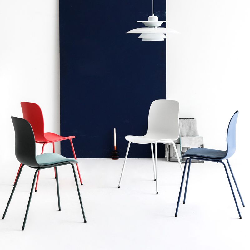 Contemporary Plastic Dining Room Chairs Armless Metal Dining Chairs for Home Use Clearhalo ' kitchen&dining_furn' 'Dining Chairs' 'Dining Tables & Seating' 'dining_chair' 'furn' 'furn_dining_chair' 'Furniture' 'furniture_dining_chair' 'Kitchen & Dining Furniture' 'kitchen' 1200x1200_8f114fbb-68a6-401f-8835-8566e8059f2f