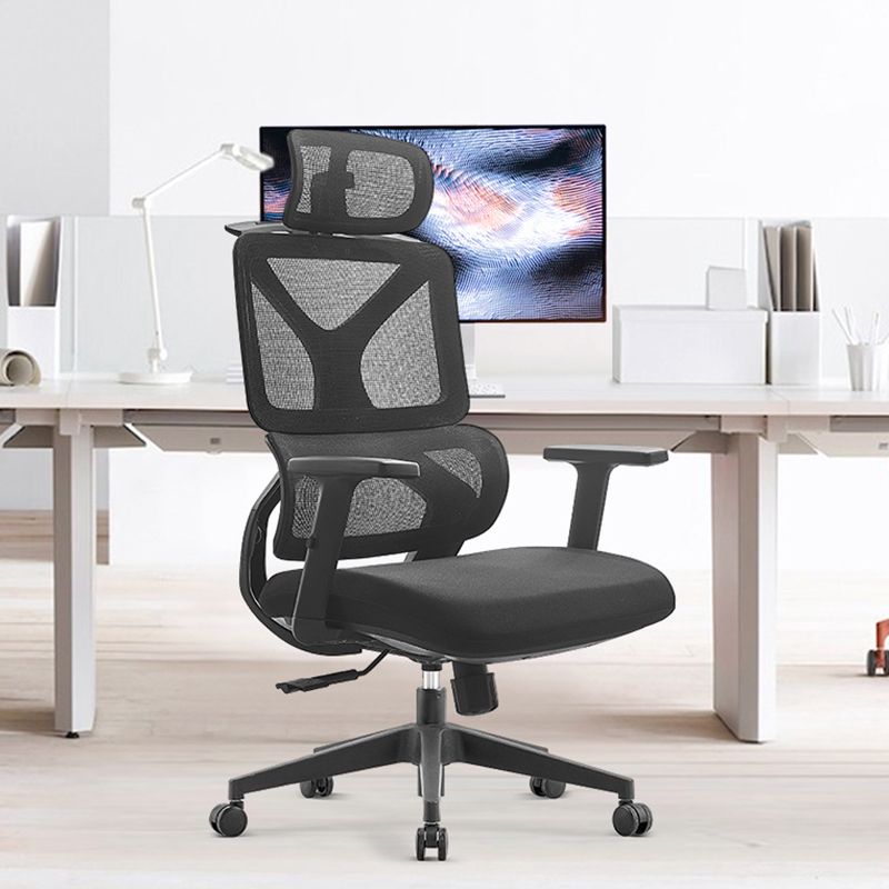 Silla moderna brazos extraíbles sin silla ergonómica angustiosa con espalda transpirable