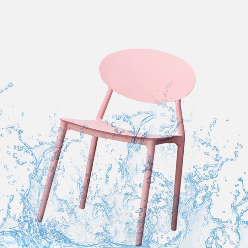 Nordic Chairs Dining Armless Chairs for Kitchen with Plastic Legs Clearhalo 'Dining Chairs' 'Dining Tables & Seating' 'dining_chair' 'furn' 'furn_dining_chair' 'Furniture' 'furniture_dining_chair' 'Kitchen & Dining Furniture' 1200x1200_8f13f04a-5b20-4ffc-8699-e5e32a66b766