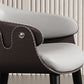 Leather Dining Chairs Metal Leg Arm Dining Room Chairs for Restaurant Use