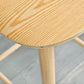 Modern Rubberwood Bar Stool Low Back Counter Height Bar Stool