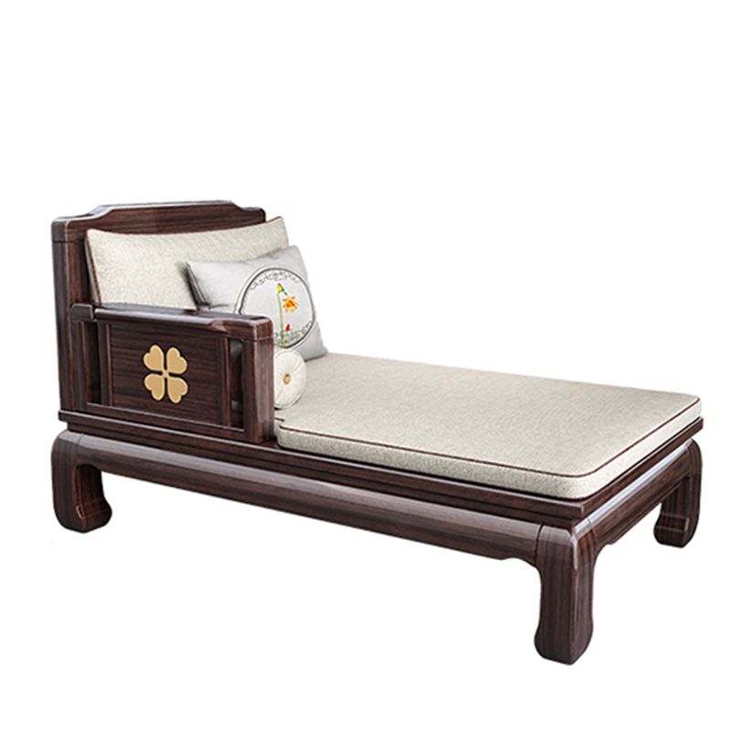 Square Arms Chaise Lounge Chair Gedempte chaise met kussen