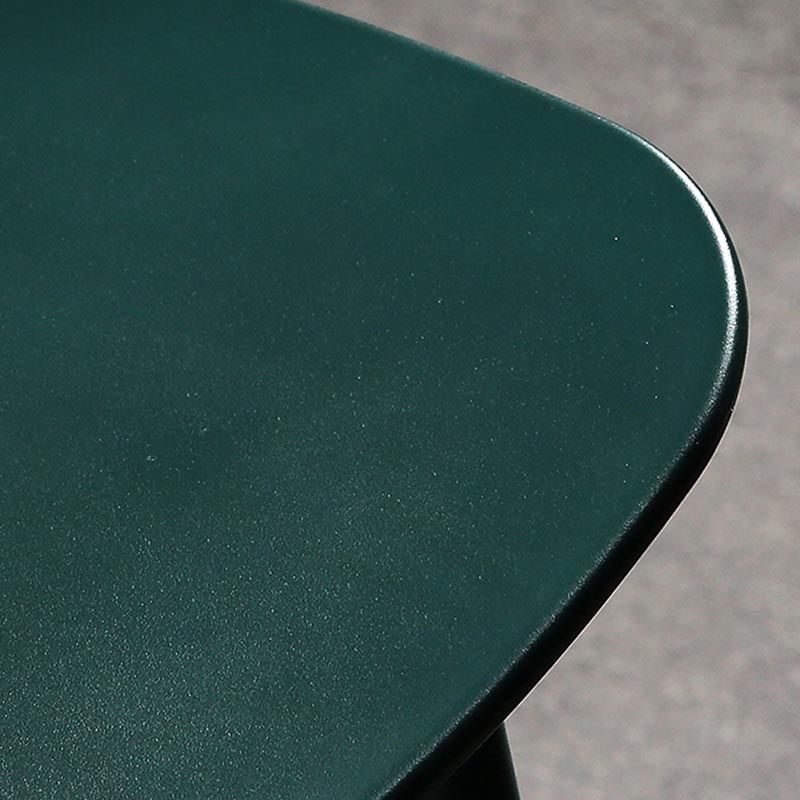 Silla lateral de plástico silla lateral de comedor contemporáneo de espalda para el hogar