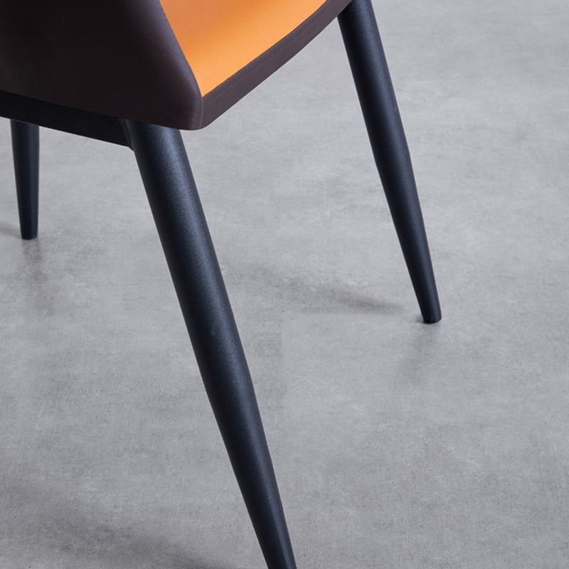 Minimalist Style Upholstered Side Chairs Open Back Arm Side Chairs for Home Clearhalo ' kitchen&dining_furn' 'Dining Chairs' 'Dining Tables & Seating' 'dining_chair' 'furn' 'furn_dining_chair' 'Furniture' 'furniture_dining_chair' 'Kitchen & Dining Furniture' 'kitchen' 1200x1200_8f1bb461-358d-412b-afd7-6547262565b5