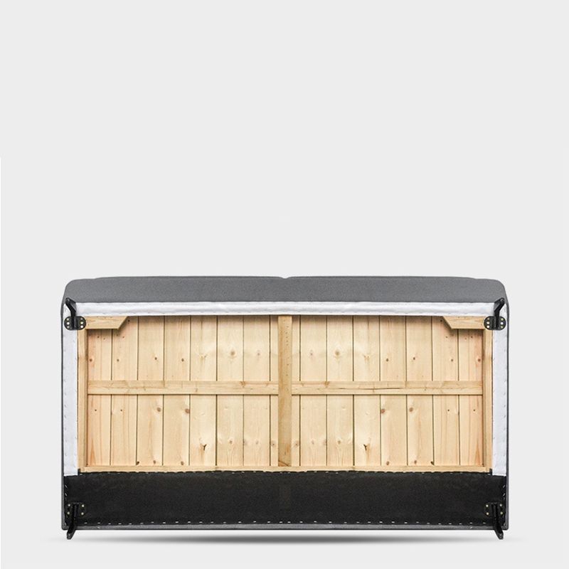 Nordic carré bras faux cuir oreillers de salon canapé chaise