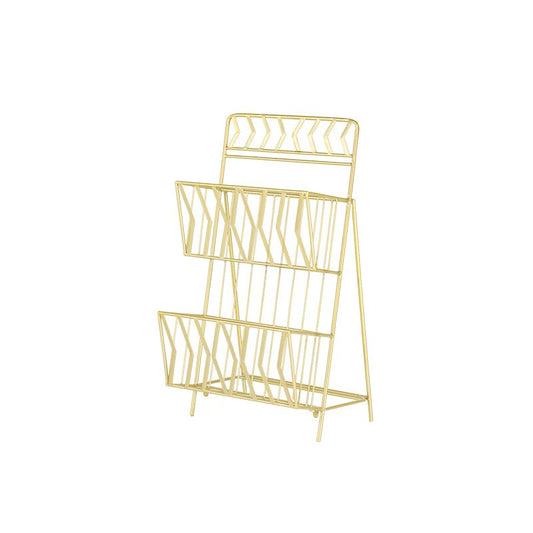 Metal 2 estante estante de libros 13.4 "w estante de libro moderno cerrado vertical