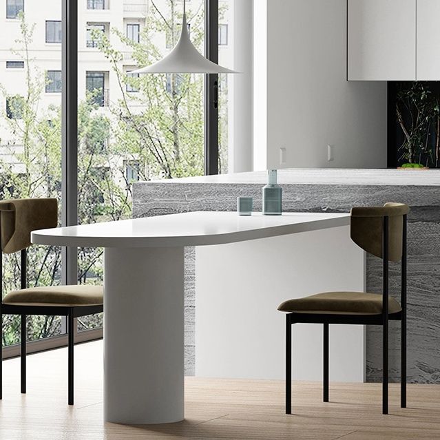 Modern Solid Wood Specialty Bar Table Double Pedestal Bistro Table for Kitchen Clearhalo 'Bar Furniture' 'Bar Tables' 'bar_tables' 'Dining Tables & Seating' 'Dining Tables' 'dining_table' 'furn' 'furn_dining_table' 'Furniture' 'furniture_bar_tables' 'Kitchen & Dining Furniture' 1200x1200_8f1eb9f8-06e1-47a8-9978-b1fcf6c484a6