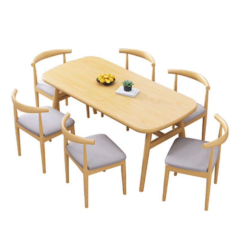 Modern Kitchen Wood Furniture of Standard Height Formal Dining¬†Room¬†Table¬†Set Clearhalo 'Dining Room Sets' 'Dining Tables & Seating' 'dining_room_set' 'furn' 'furn_dining_room_set' 'Furniture' 'furniture_dining_room_set' 'Kitchen & Dining Furniture' 'kitchen&dining_furn' 'kitchen' 1200x1200_8f1f2338-16de-4c4e-9225-db5dd16784d4