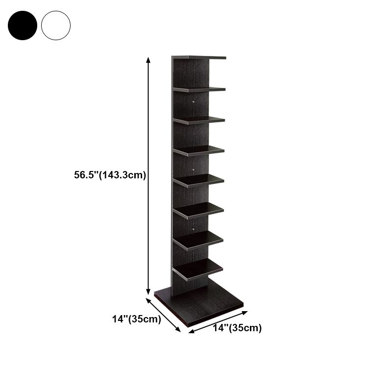 Invisible Bookshelf Contemporary Style Open Back Bookcase for Home Office Clearhalo 'Bookcases' 'furn' 'furn_bookcases' 'Furniture' 'furniture_bookcases' 'kitchen' 'kitchen_bookcases' 'Living Room Furniture' 'Office Furniture' 1200x1200_8f1f3b05-a08f-48d9-a0d3-c658a486545f