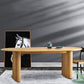 Oval Solid Pinewood Brown Tone Dining Table Simplicity Double Pedestal Table for Dining Room Clearhalo ' dining_table' 'Dining Tables & Seating' 'Dining Tables' 'furn' 'furn_dining_table' 'Furniture' 'furniture_dining_table' 'Kitchen & Dining Furniture' 'kitchen&dining_furn' 'kitchen' 'kitchen_dining_table' 1200x1200_8f1f6f3d-27dd-4e90-9eb1-2352ec5e6ae7