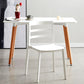Scandinavian Plastic Side Chair Stackable Kitchen Dining Room Chair Clearhalo 'Dining Chairs' 'Dining Tables & Seating' 'dining_chair' 'Furniture' 'furniture_dining_chair' 'Kitchen & Dining Furniture' 1200x1200_8f249a19-18b9-4930-812c-25c96ce09f9a
