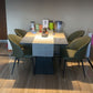 Solid Back Armless Chair Industrial Design PU Leather Dining Chairs Clearhalo 'Dining Chairs' 'Dining Tables & Seating' 'dining_chair' 'furn' 'furn_dining_chair' 'Furniture' 'Kitchen & Dining Furniture' 1200x1200_8f24cfef-2c8d-40c7-aafe-ee55fdad29dc