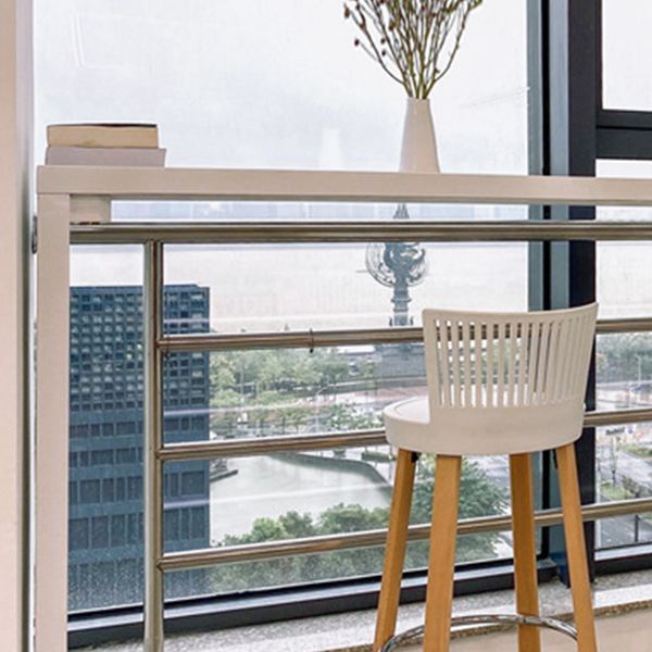 White Table and Stool Set 1/2/3 Pieces Modern Bar Table and Stools Clearhalo 'Bar Furniture' 'furn' 'furn_home_bar_bar_sets' 'Furniture' 'Home Bars & Bar Sets' 'home_bar_bar_sets' 'Kitchen & Dining Furniture' 1200x1200_8f26246d-e634-4430-8c05-6adefa5159dc