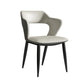Contemporary Dining Arm Chair Matte Finish Leather Curved Open Back Chair Clearhalo ' kitchen&dining_furn' 'Dining Chairs' 'Dining Tables & Seating' 'dining_chair' 'furn' 'furn_dining_chair' 'Furniture' 'furniture_dining_chair' 'Hogar' 'Kitchen & Dining Furniture' 'kitchen' 'Mesa de Comedor y Asientos' 'Mueble de Cocina y Comedor' 'Muebles' 'Silla de Cocina / Comedor' 1200x1200_8f265e36-9df6-4b3d-ba29-21422a34097c