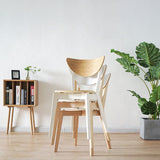 Open Back Armless Dining Chairs Stackable Side Dining Chairs with Wood Legs Clearhalo ' kitchen&dining_furn' 'Dining Chairs' 'Dining Tables & Seating' 'dining_chair' 'furn' 'furn_dining_chair' 'Furniture' 'furniture_dining_chair' 'Kitchen & Dining Furniture' 'kitchen' 1200x1200_8f281cbd-dd6c-4a0d-8f90-99e80040c372