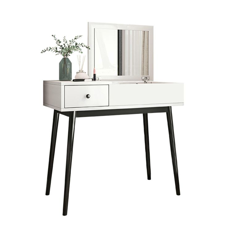 Tocador de maquillaje de chanclas blancas Modern 29.53 "