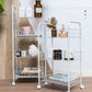 Industrial Iron Etagere Bookshelf Open Vertical Bookshelf with Caster Wheels Clearhalo 'Bookcases' 'furn' 'furn_bookcases' 'Furniture' 'furniture_bookcases' 'kitchen' 'kitchen_bookcases' 'Living Room Furniture' 'Office Furniture' 1200x1200_8f294fbd-92d7-46a5-8ff0-d5cbe0605898