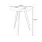 3 Legs End Table Natural/black/white Round Wood Side End Table Clearhalo 'Coffee & Accent Tables' 'End & Side Tables' 'end_side_table' 'Furniture' 'furniture_end_side_table' 'Living Room Furniture' 1200x1200_8f2ac6a5-aa7c-4828-8a4e-8061d9925c28