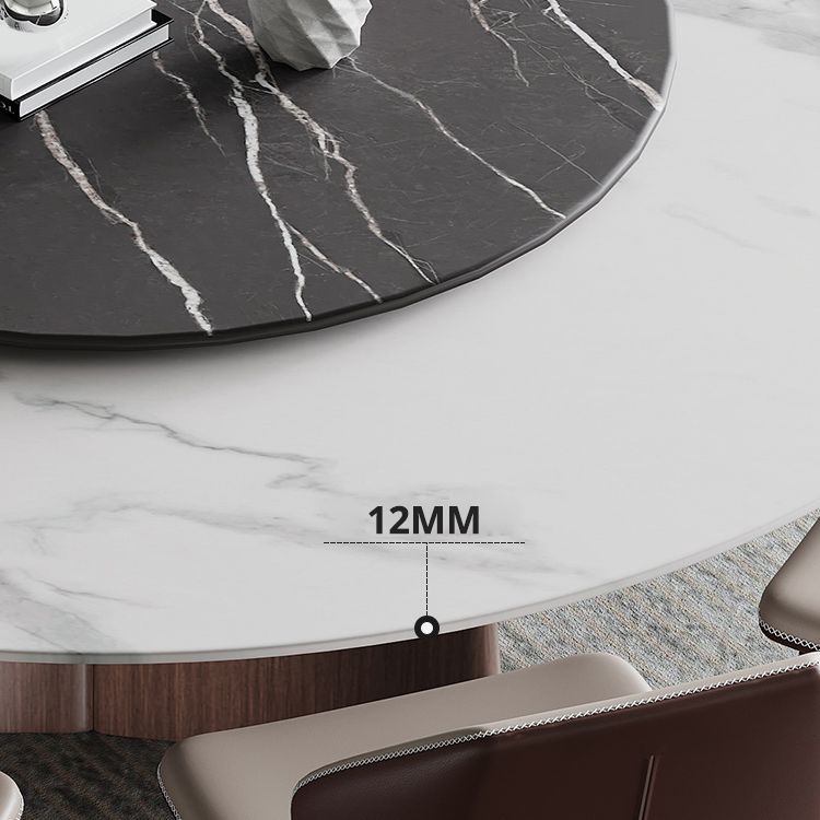 Stone Dining Table Traditional Luxury Round Dining Site Table with Pedestal Base Clearhalo ' dining_table' 'Dining Tables & Seating' 'Dining Tables' 'furn' 'furn_dining_table' 'Furniture' 'furniture_dining_table' 'Kitchen & Dining Furniture' 'kitchen&dining_furn' 'kitchen' 'kitchen_dining_table' 1200x1200_8f2d9912-825e-4991-8bb7-4668a0915dde