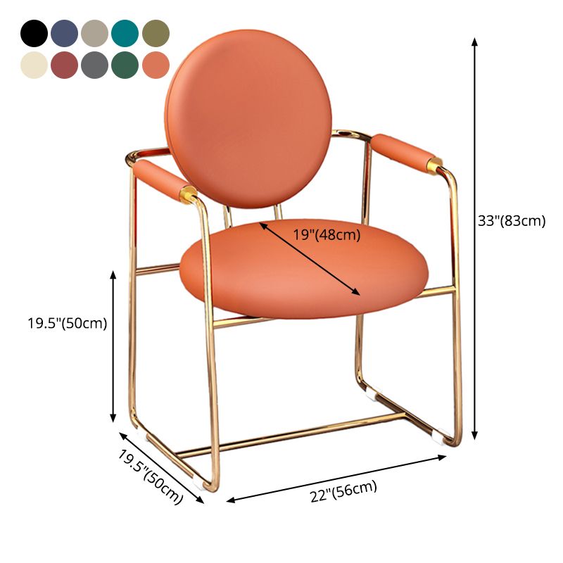 Scandinavian Style Upholstered Arm Side Chairs Open Back Dining Side Chairs (Set of 2) Clearhalo ' kitchen&dining_furn' 'Dining Chairs' 'Dining Tables & Seating' 'dining_chair' 'furn' 'furn_dining_chair' 'Furniture' 'furniture_dining_chair' 'Kitchen & Dining Furniture' 'kitchen' 1200x1200_8f3097a0-b828-4d24-8417-5a8359f7fd58