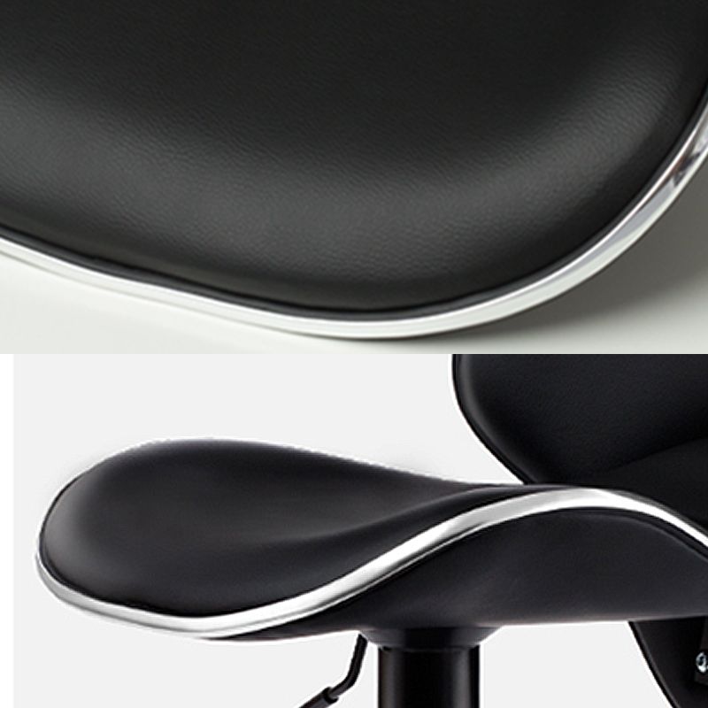 Adjustable Modern Counter Bar Stool Backrest Leather Bar Stool with Swivel in Black Clearhalo 'Bar Furniture' 'Bar Stools' 'bar_stools' 'furn' 'furn_bar_stools' 'furniture_bar_stools' 'Kitchen & Dining Furniture' 'kitchen&dining_furn' 'kitchen' 'kitchen_furn' Furniture' 1200x1200_8f314bf4-42f1-4645-8022-8430c451b030