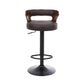 Contemporary Liftable Bar Stool Round Counter Bar Stool with Metal Legs Clearhalo 'Bar Furniture' 'Bar Stools' 'bar_stools' 'Furniture' 'furniture_bar_stools' 'Kitchen & Dining Furniture' 1200x1200_8f31c0a2-3c1e-4238-bbf6-baa96ae66f20
