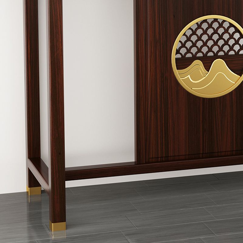 Tavolo console contemporanea a forma di rettangolo tavolo di divano console in legno per hall