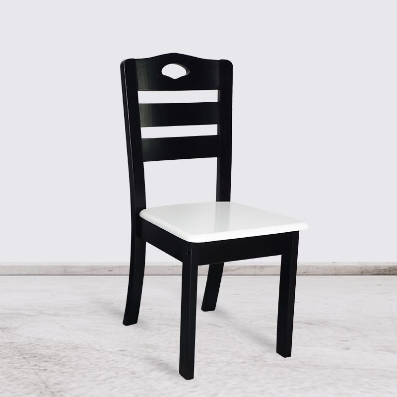 Home Armless Dining Chairs Slat Back Side Chair with Wood Legs (Set of 2) Clearhalo ' kitchen&dining_furn' 'Dining Chairs' 'Dining Tables & Seating' 'dining_chair' 'furn' 'furn_dining_chair' 'Furniture' 'furniture_dining_chair' 'Kitchen & Dining Furniture' 'kitchen' 1200x1200_8f3297d5-d858-4fcd-8ed7-98e2fa4d9022