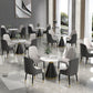 Metal Modern Round Dining Table Sintered Stone Table for Dining Room and Kitchen Clearhalo 'Dining Tables & Seating' 'Dining Tables' 'dining_table' 'furn' 'furn_dining_table' 'Furniture' 'furniture_dining_table' 'Kitchen & Dining Furniture' 1200x1200_8f34083a-aec6-4457-a8a3-a974260164fd