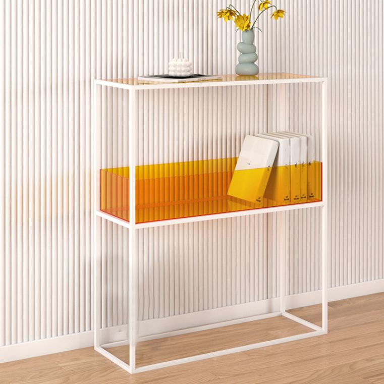 Contemporary Acrylic Bookcase Etagere Open Back Bookshelf with Shelves Clearhalo 'Bookcases' 'furn' 'furn_bookcases' 'Furniture' 'Office Furniture' 1200x1200_8f36209c-3f6d-4b6b-9837-bf262dffd39f