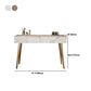 Metal and Stone Dressing Table Luxurious Double Drawers Stool Set