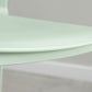 Plastic Contemporary Armless Chair Kitchen Dining Room Open Back Chair
