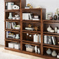 Solid Wood Standard Bookcase Contemporary Vertical Bookcase with Glass Doors Clearhalo 'Bookcases' 'furn' 'furn_bookcases' 'Furniture' 'furniture_bookcases' 'kitchen' 'kitchen_bookcases' 'Living Room Furniture' 'Office Furniture' 1200x1200_8f3ef1cc-8c21-46ac-9637-59c09fbf551e
