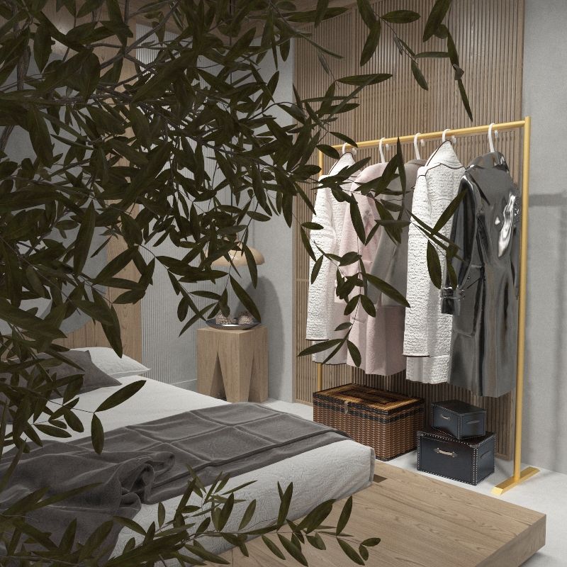 Glam Rack Rack in metallo incorniciata con pentola di ingresso per soggiorno per soggiorno