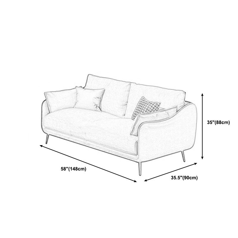 Stain Resistant Faux Leather Settee Furniture Charles Of London Sofa Clearhalo 'furn' 'furn_sofas' 'Furniture' 'furniture_sofas' 'kitchen' 'kitchen_sofas' 'Living Room Furniture' 'Sofa' 'sofas' 1200x1200_8f41f07d-5069-4431-8a8d-c2b9b0308fc7