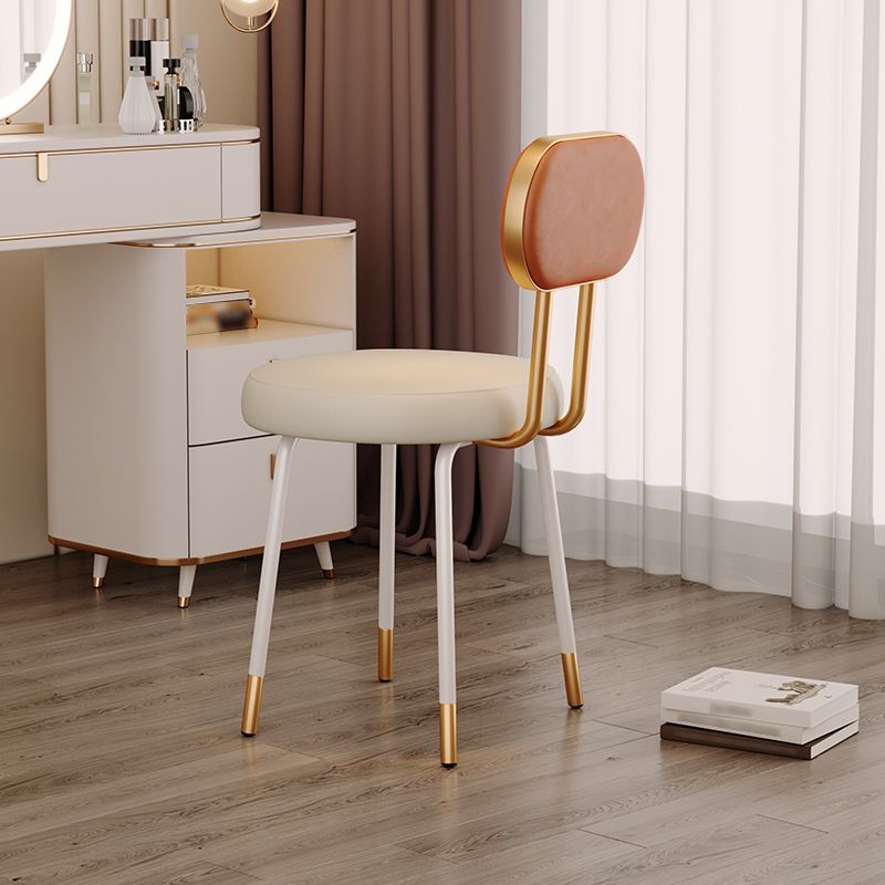 Scandinavian Open Back Side Chairs for Home Upholstered Armless Dining Chairs Clearhalo 'Dining Chairs' 'Dining Tables & Seating' 'dining_chair' 'furn' 'furn_dining_chair' 'Furniture' 'furniture_dining_chair' 'Kitchen & Dining Furniture' 1200x1200_8f443053-fae4-4160-994c-31bc0c62a75a