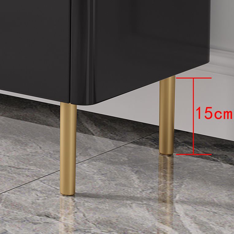 3-Drawer Engineered Wood Sideboard Glam Credenza with Stone Countertop for Living Room Clearhalo 'buffet_sideboard' 'Buffets & Sideboards' 'furn' 'furn_buffet_sideboard' 'Furniture' 'furniture_buffet_sideboard' 'Kitchen & Dining Furniture' 1200x1200_8f44b47c-f7e2-4cd9-8c98-1874ecbd83f5