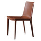 Designer Style Leather Restaurant Side Chair Solid Back Dining Chair (Set of 2) Clearhalo ' kitchen&dining_furn' 'Dining Chairs' 'Dining Tables & Seating' 'dining_chair' 'furn' 'furn_dining_chair' 'Furniture' 'furniture_dining_chair' 'Kitchen & Dining Furniture' 'kitchen' 1200x1200_8f45a1ab-a810-4832-86e1-24cde564fc9a