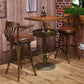 Industrial Solid Wood Bar Table Set 1/3/4/5 Pieces Counter Table with High Stools Clearhalo 'Bar Furniture' 'furn' 'furn_home_bar_bar_sets' 'Furniture' 'Home Bars & Bar Sets' 'home_bar_bar_sets' 'Kitchen & Dining Furniture' 1200x1200_8f45e33c-94bc-4087-ad06-cf843b7d77fa